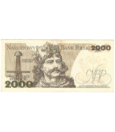 2000 zł Mieszko i Chrobry, 1977, seria E, stan 3/3+