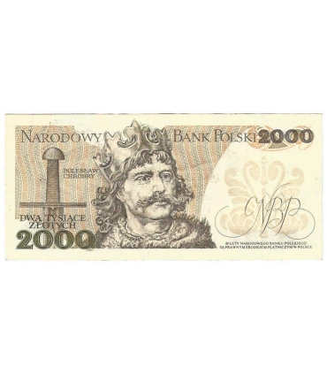 2000 zł Mieszko i Chrobry, 1977, seria H, stan 3