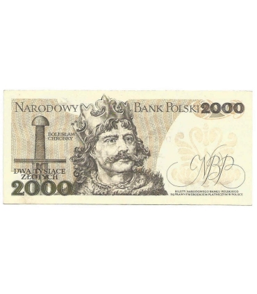 2000 zł Mieszko i Chrobry, 1977, seria H, stan 3