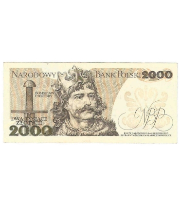 2000 zł Mieszko i Chrobry, 1977, seria H, stan 3