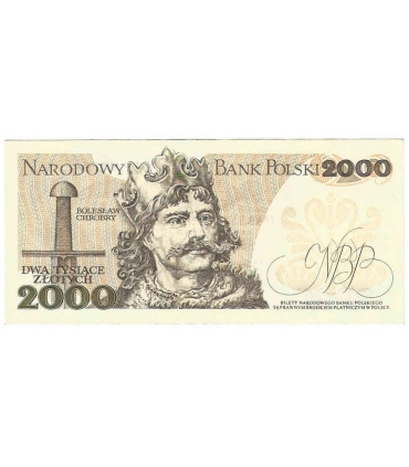 2000 zł Mieszko i Chrobry, 1977, seria H, stan 3