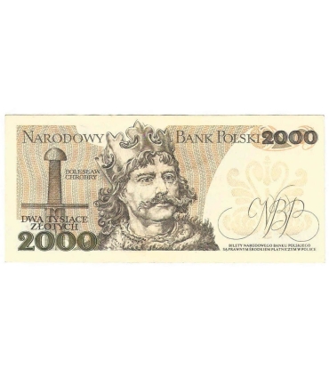 2000 zł Mieszko i Chrobry, 1977, seria K, stan 3