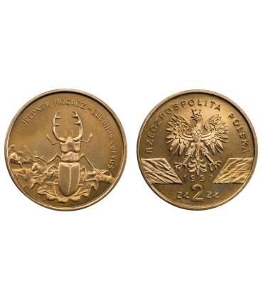 2 zł GN, Jelonek Rogacz, Z WORECZKA, PIĘKNY