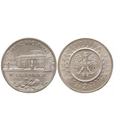 2 zł, Pałac Królewski w Łazienkach 1995, PIĘKNA