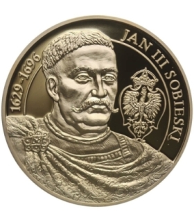 Medal, Wielcy Polacy, Jan III Sobieski 1629 _ 1696