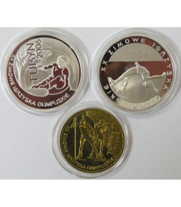 Zestaw 2 x srebro 10 zł + 2 złote GN, Igrzyska XXVIII Olimpiady Ateny 2004