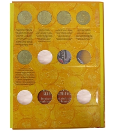 Pełny zestaw / komplet monet 2 zł GN 1995-2003, 63 szt.  + album