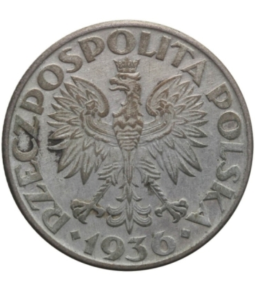 2 zł Żaglowiec 1936, stan 2-