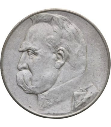 5 złotych Piłsudski 1938, rzadka, stan 3+