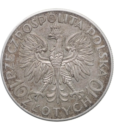 10 zł Jan III Sobieski 1933, stan 3+