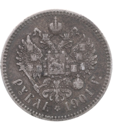 ROSJA RUBEL 1901 MIKOŁAJ II FZ, piękny stan
