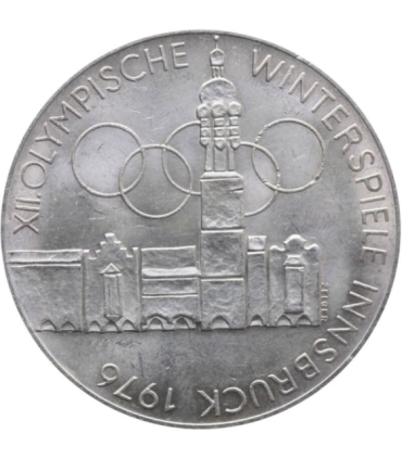 Austria 100 szylingów, 1976, Innsbruck, srebro