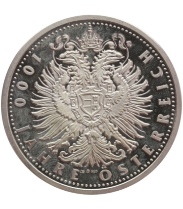 Austria, MEDAL 1000 lat Austrii, srebro Ag925, Bruno Kreisky