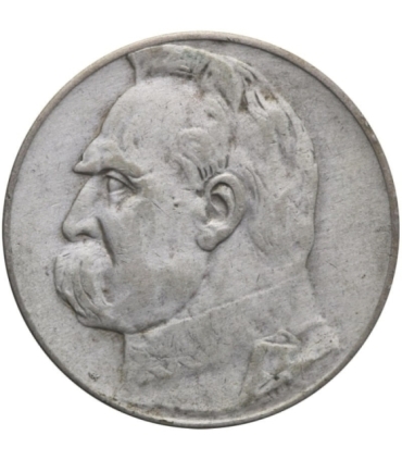 5 złotych Piłsudski 1935, stan 3