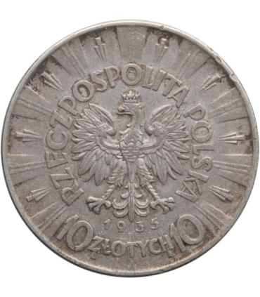 10 zł Józef Piłsudski 1935, stan 3