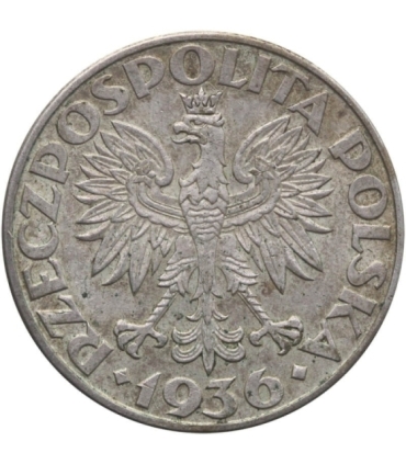 2 zł Żaglowiec 1936, stan 2-