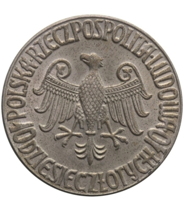 10 złotych Kazimierz Wielki próba 1964, stan 1