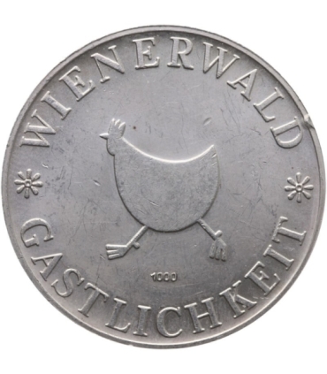 Austria, Medal Las wiedeński, Wienerwald Gastlichkeit, srebro Ag800