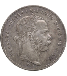 1 forint 1879, Węgry, Franciszek Józef I