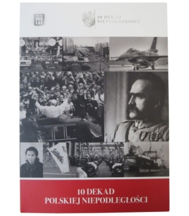 10 dekad Niepodległości – zestaw 10 numizmatów, Srebro Ag 999