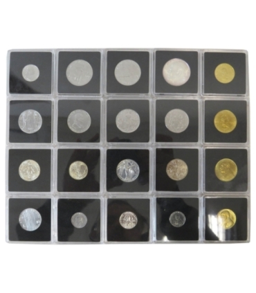 Pontyfikat Jana Pawła na monetach watykańskich, 20 sztuk i kaseta