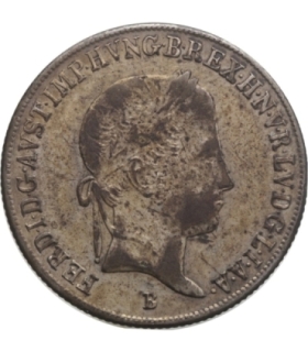 Węgry 20 krajcarów, 1846, Srebro 0.583