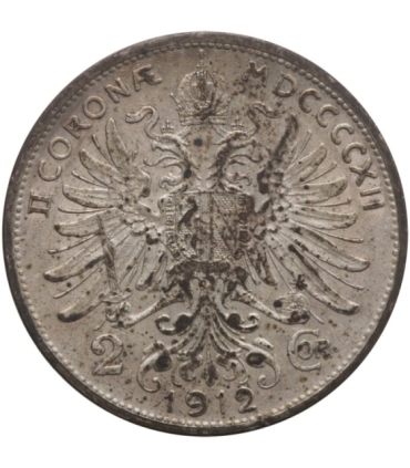 Austria, 2 korony 1912, Franciszek Józef I, stan 3