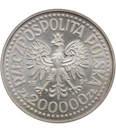 200000 zł, Jan Paweł II 1991 - próba, oryginalny kapsel