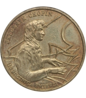 2 zł GN, Fryderyk Chopin, 150 rocznica śmierci, st. 2