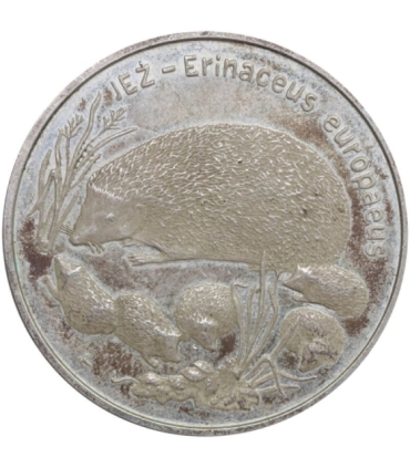 20 zł, Jeż (łac. Erinaceus europaeus), st. 2