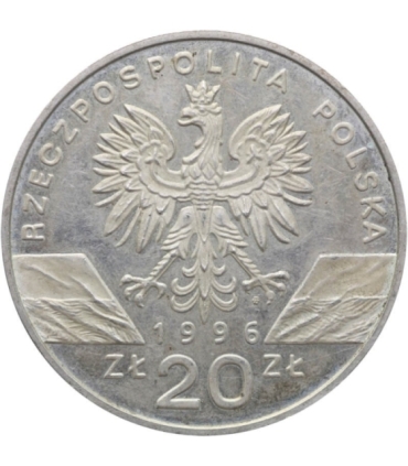 20 zł, Jeż (łac. Erinaceus europaeus), st. 2