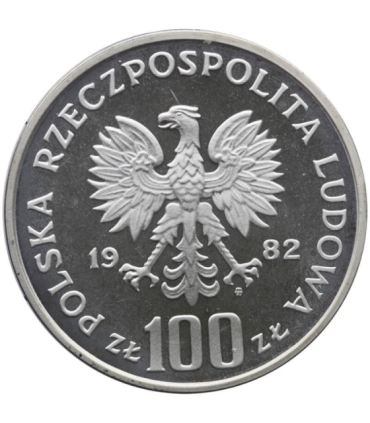 100 zł, Bociany, bocian próba, 1977 r