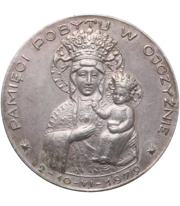 Medal Jan Paweł 2, pamięci pobytu w ojczyźnie