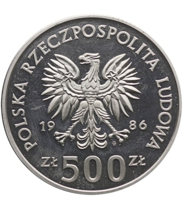 500 zł, Sowa z młodymi - próba niklowa, st. 1-