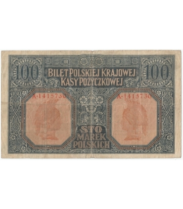 100 marek polskich 1916, Generał, st. 3-