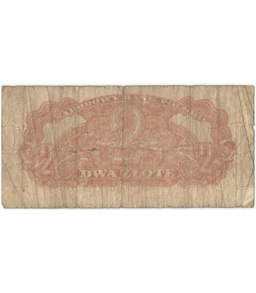 2 złote 1944, w klauzuli OBOWIĄZKOWYM, seria Be, st. 6