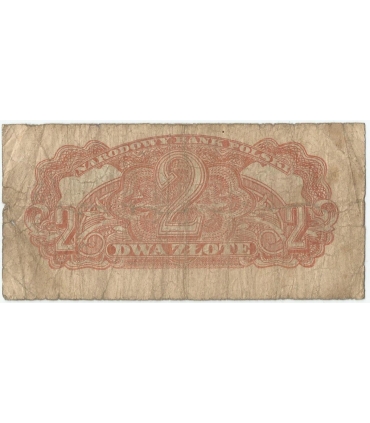 2 złote 1944, w klauzuli OBOWIĄZKOWYM, seria Bb, st. 6