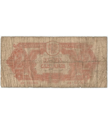 2 złote 1944, w klauzuli OBOWIĄZKOWYM, seria dA, st. 6