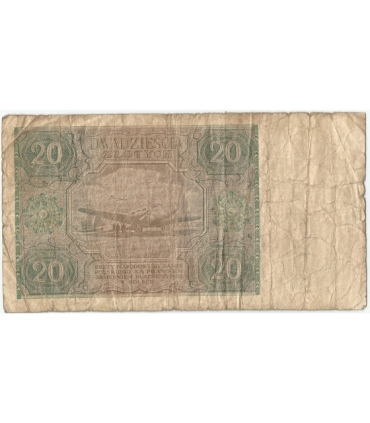 20 złotych 1946, Ser. F, stan 5
