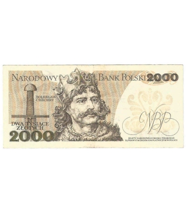 2000 zł Mieszko i Chrobry, 1977, seria H, stan 3-
