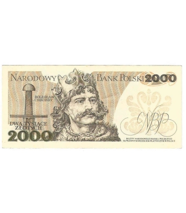 2000 zł Mieszko i Chrobry, 1977, seria M, stan 3