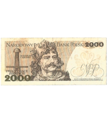 2000 zł Mieszko i Chrobry, 1977, seria H, stan 3-