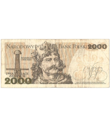 2000 zł Mieszko i Chrobry, 1977, seria A, stan 3-