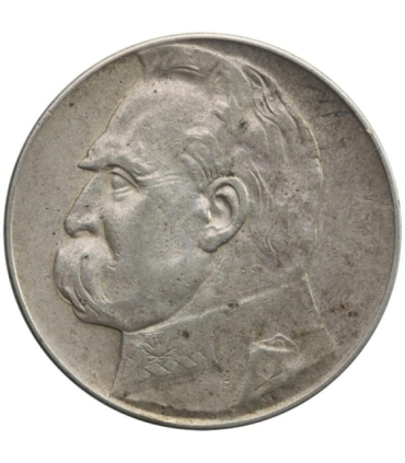 10 zł Józef Piłsudski 1936, stan 3