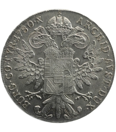 Talar Maria Teresa 1780, nowe bicie, st. 1-/2+