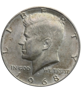 USA 1/2 dolara half dollar Kennedy 1968, stan 2