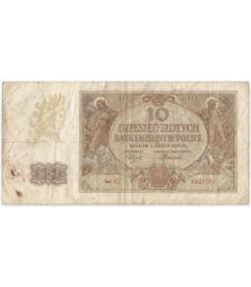 10 złotych 1940, Seria L. stan 3