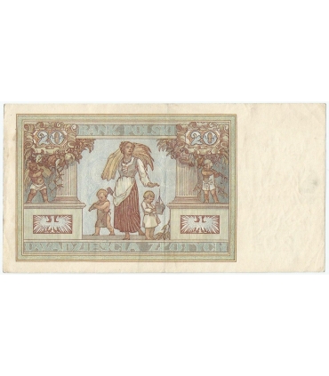 20 złotych 1931, seria DK., stan 3