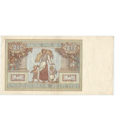 20 złotych 1931, seria D.K., stan 3