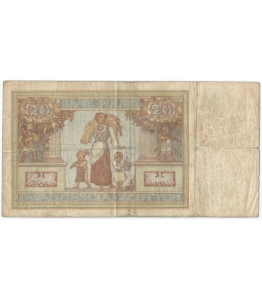 20 złotych 1931, seria CW., stan 4